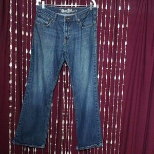 Mens 33" x 30" Old Navy Boot Cut Denim Blue Jeans